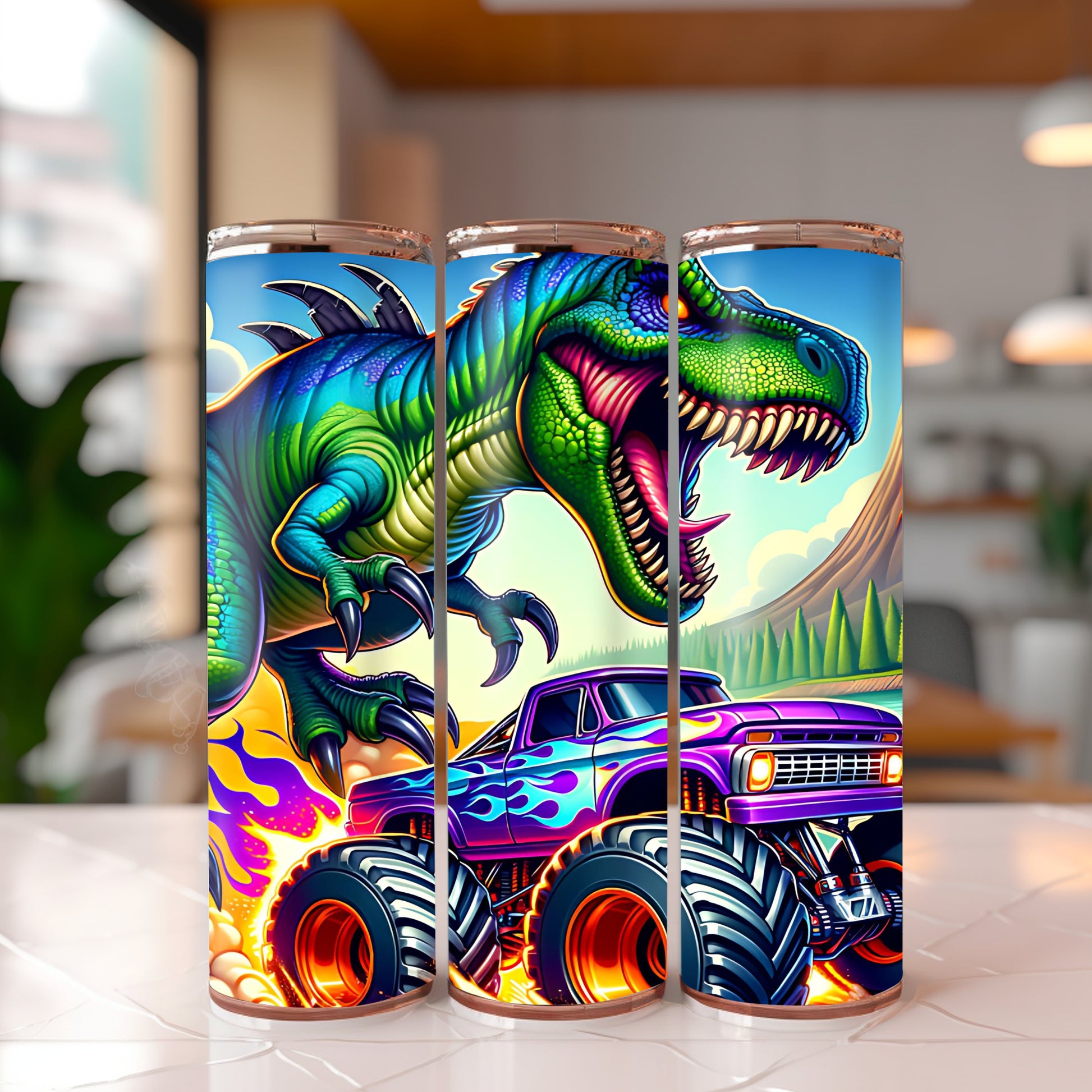 Monster Truck Tumbler