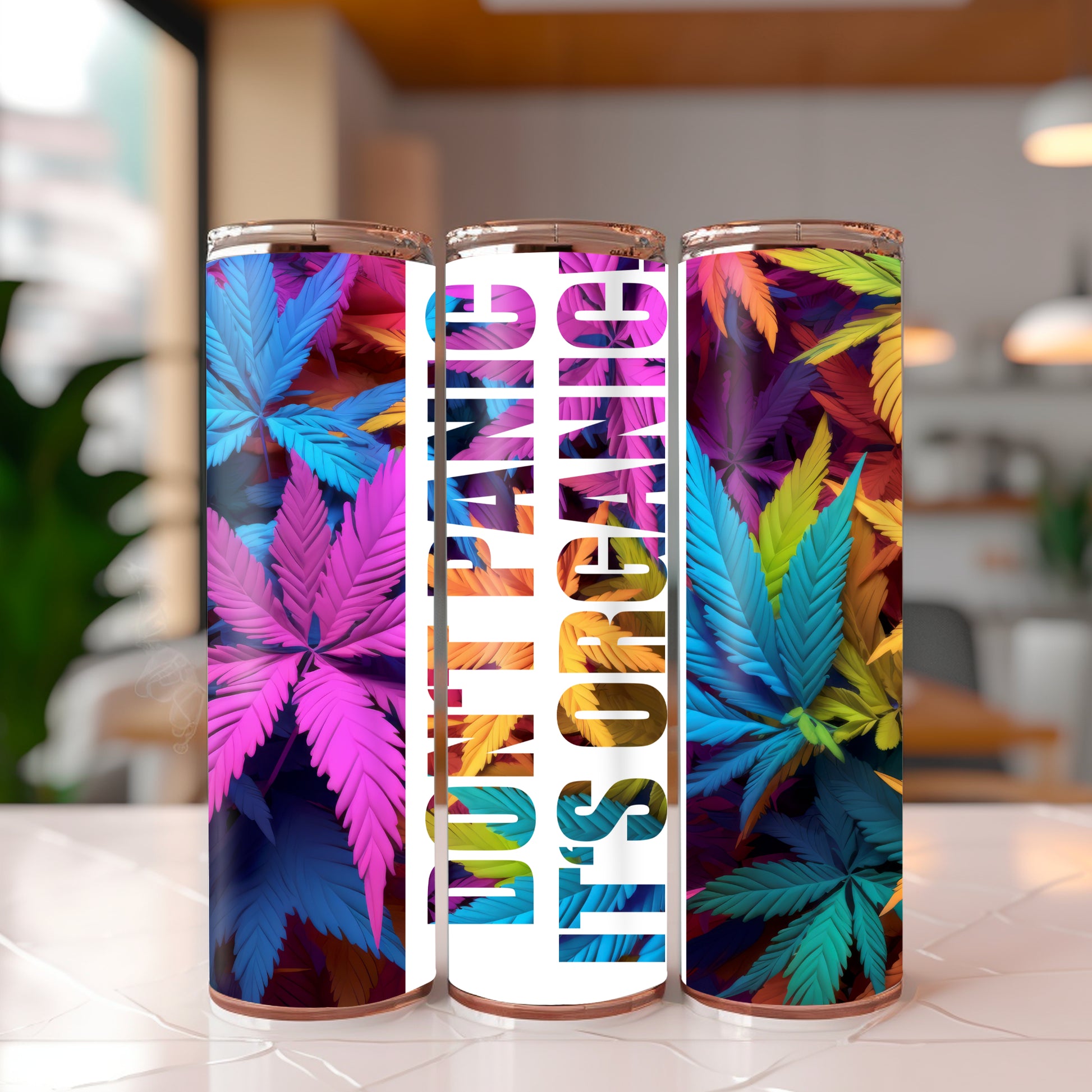 Don't Panic It's Organic Tumbler