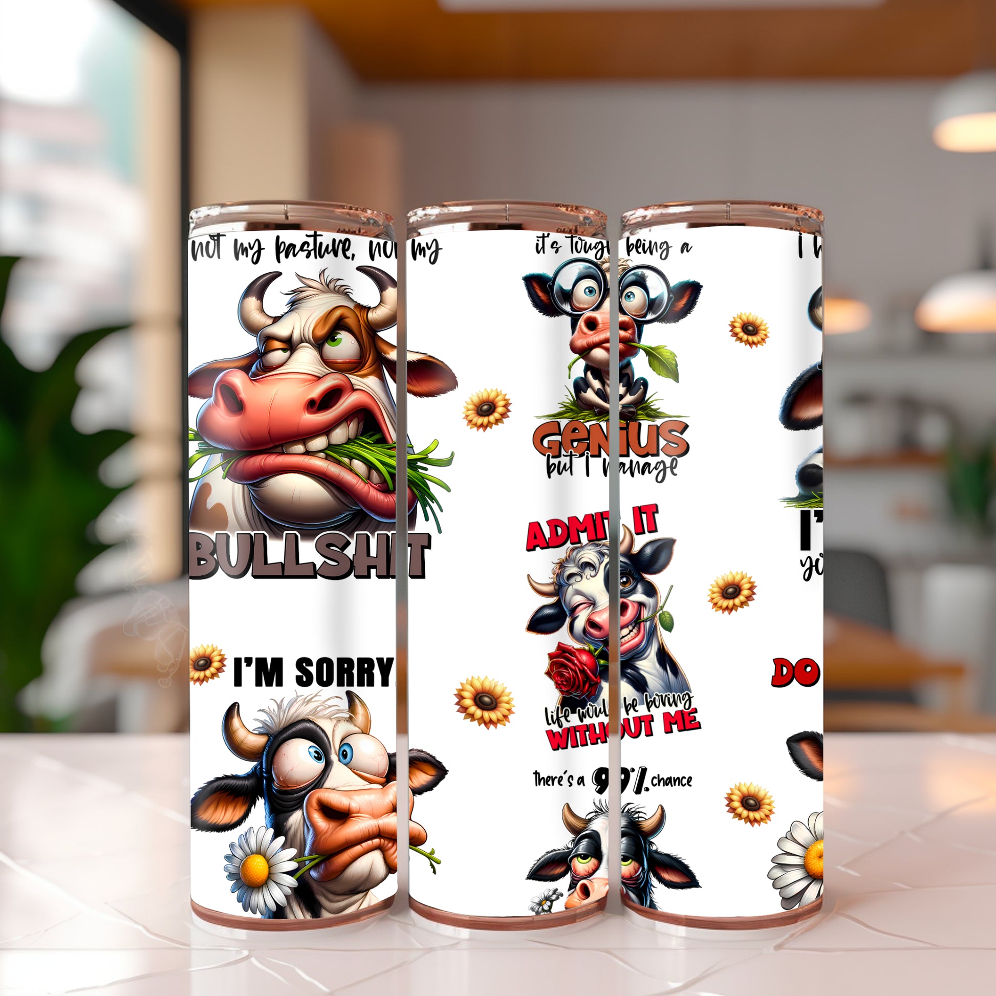 Sarcastic Cow Tumbler