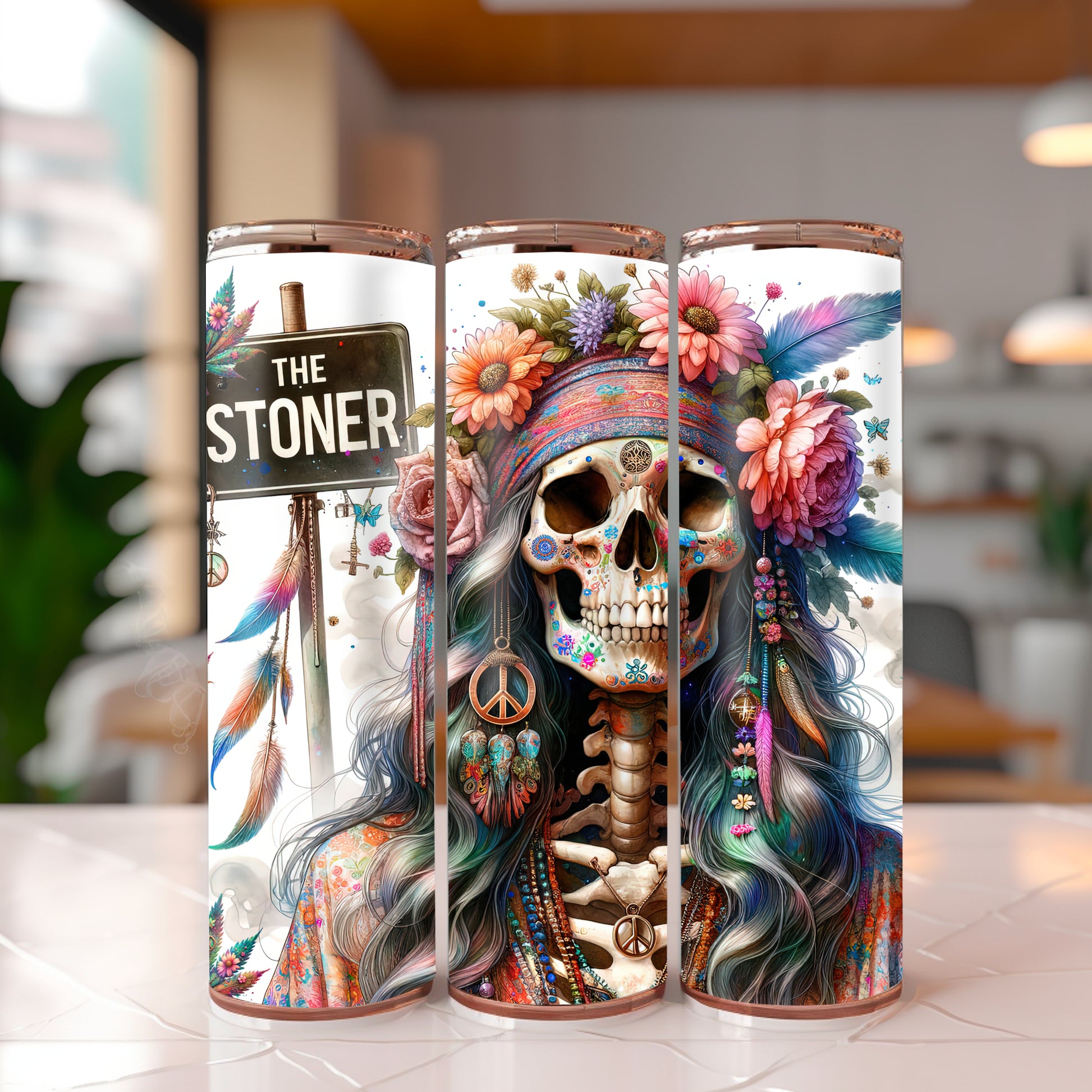 Hippie Stoner Tumbler