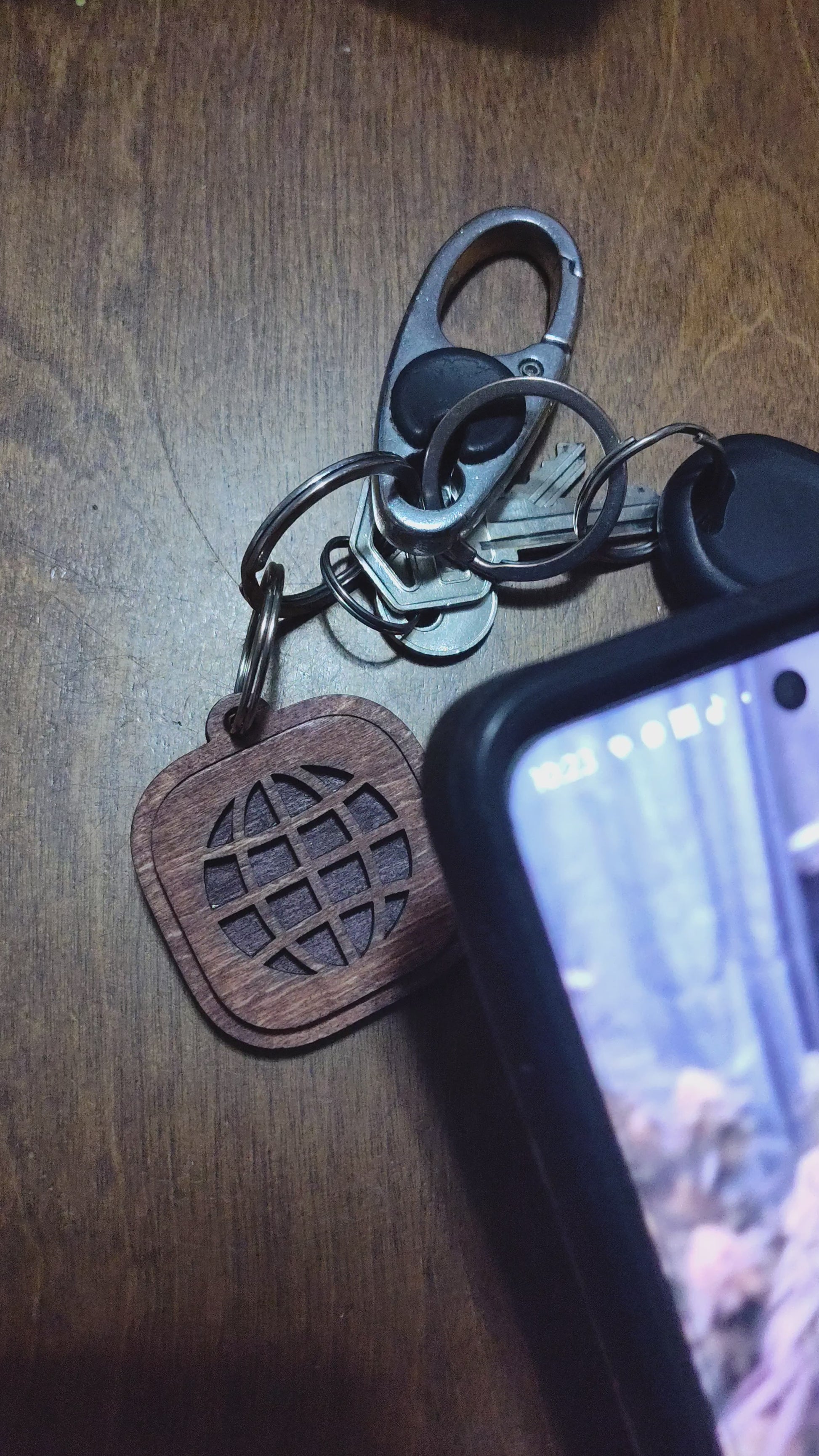 NFC Tag Website Keychain