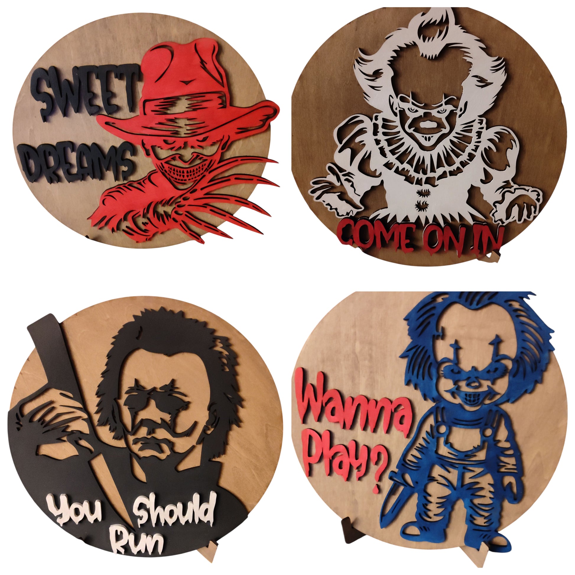 Horror Sign Set