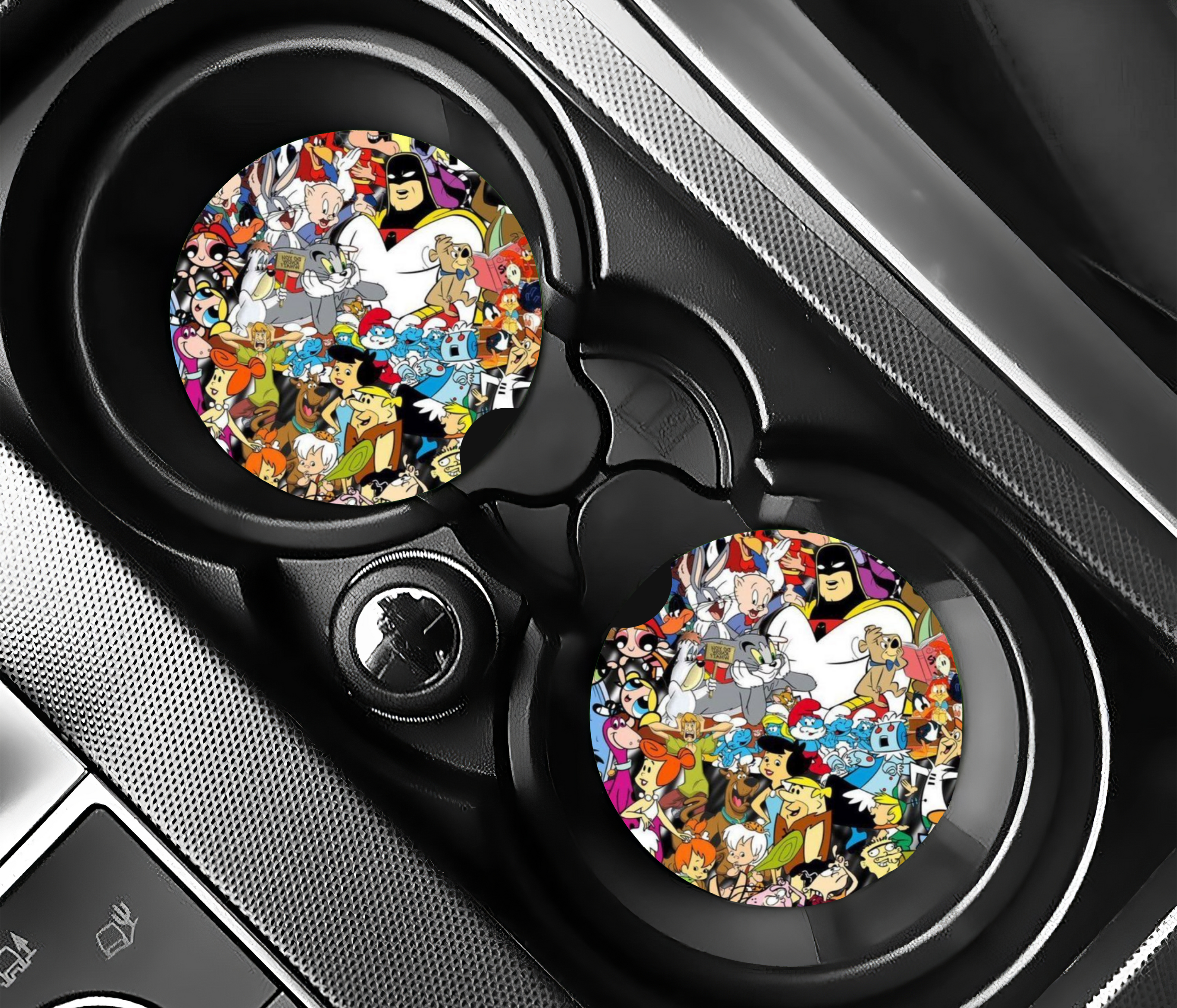 Cartoons Car Coasters