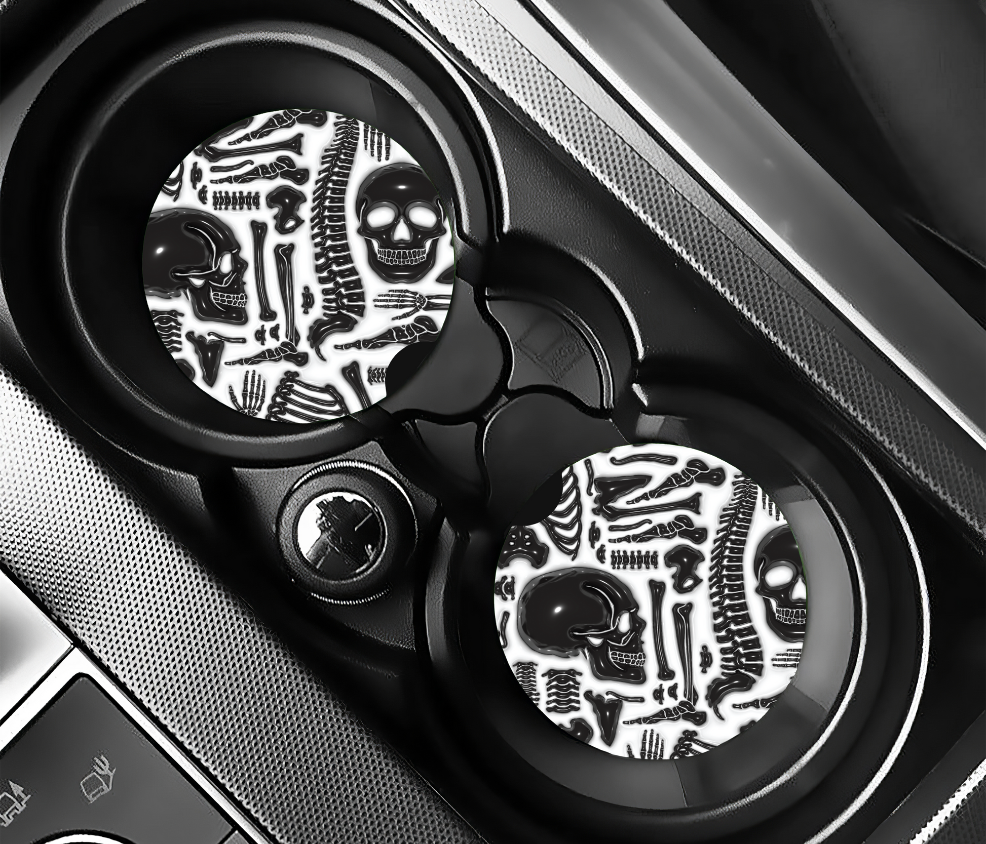 Skeleton Parts Car Coasters
