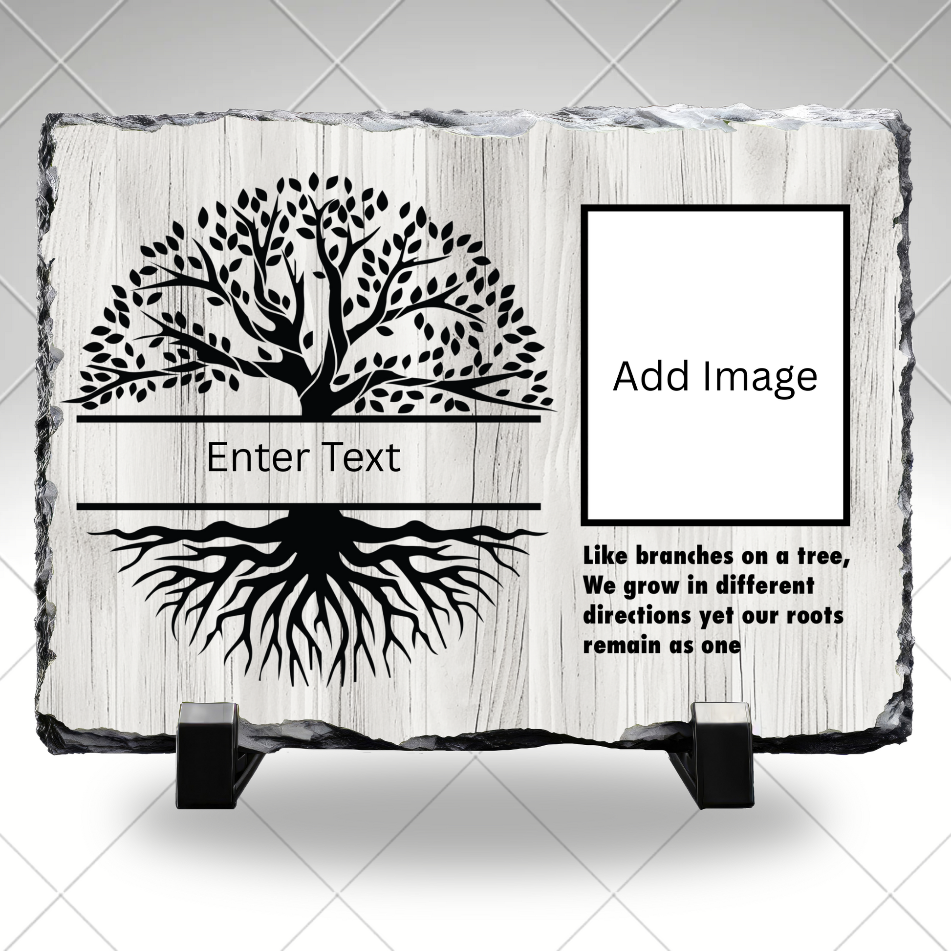 Family Tree Slate Frame