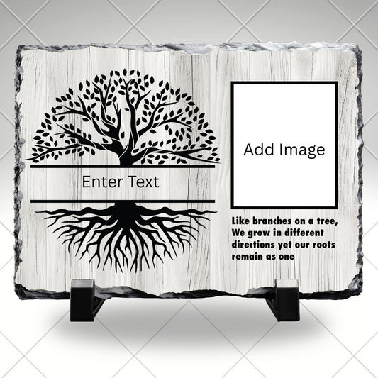 Family Tree Slate Frame