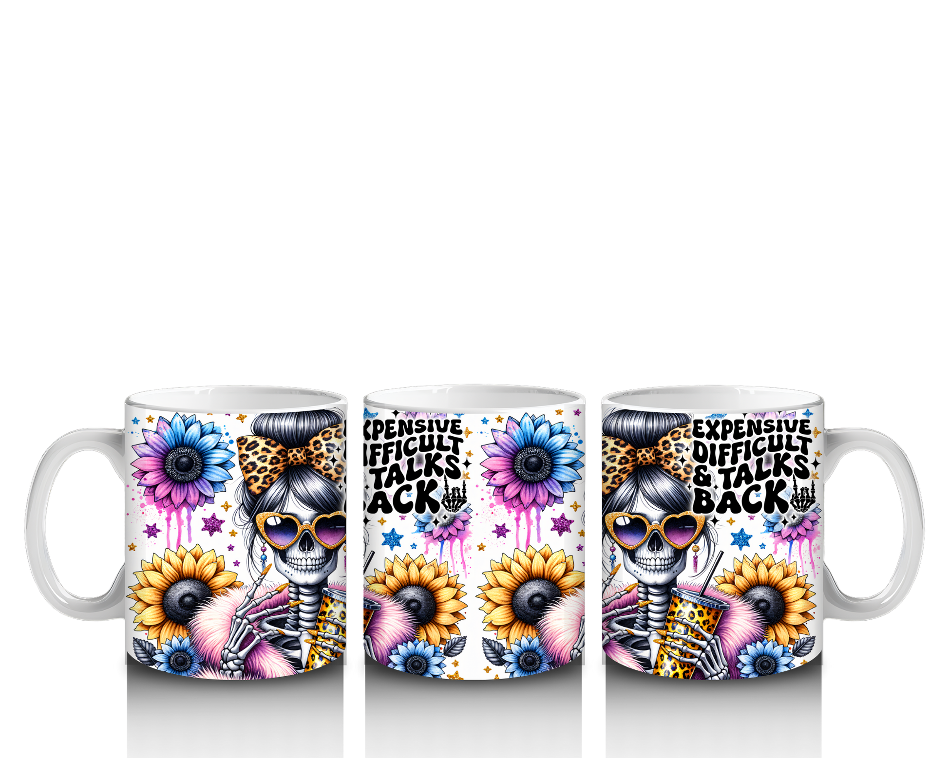 Expensive Difficult Talks Back Mug