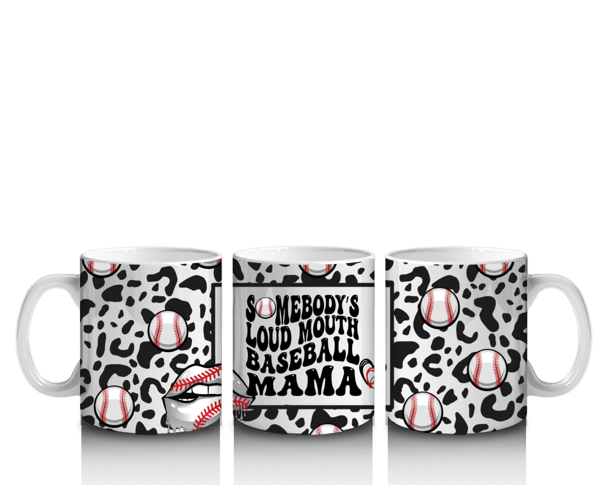 Loud Baseball Mama Mug