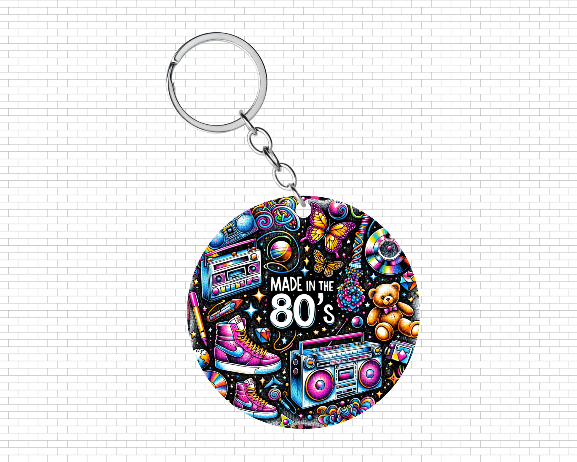 Made in 80s Keychain