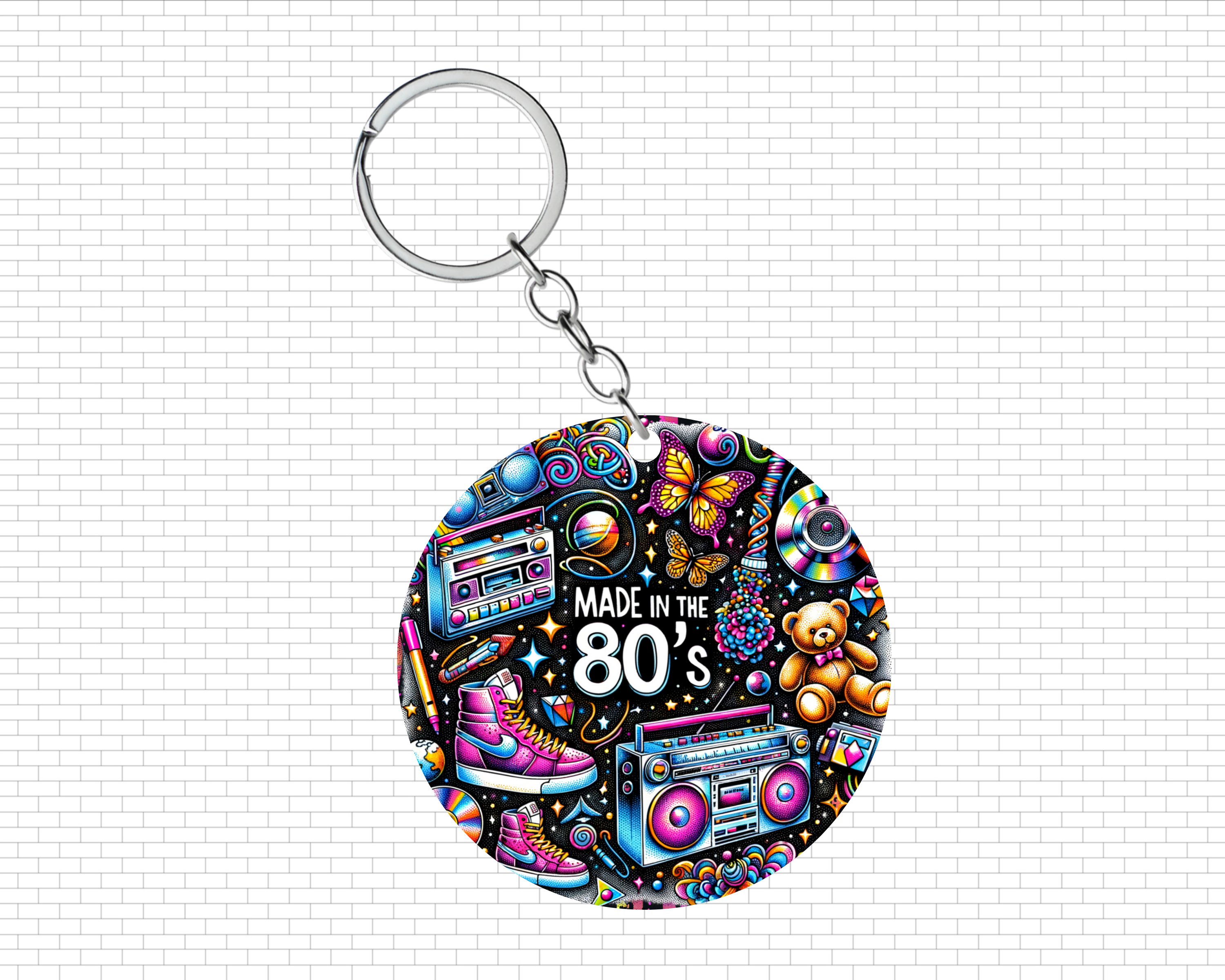 Made in 80s Keychain