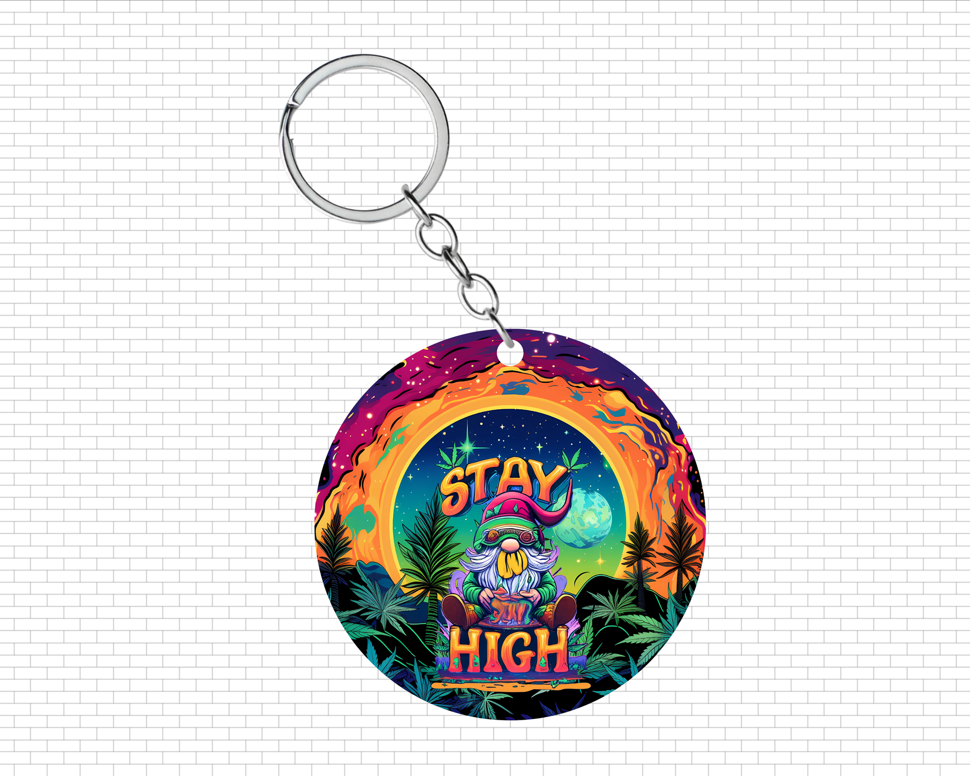 Stay High Keychain