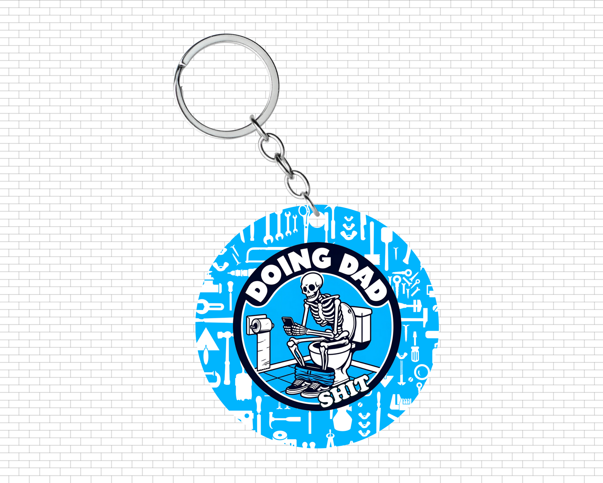 Doing Dad Shit Keychain
