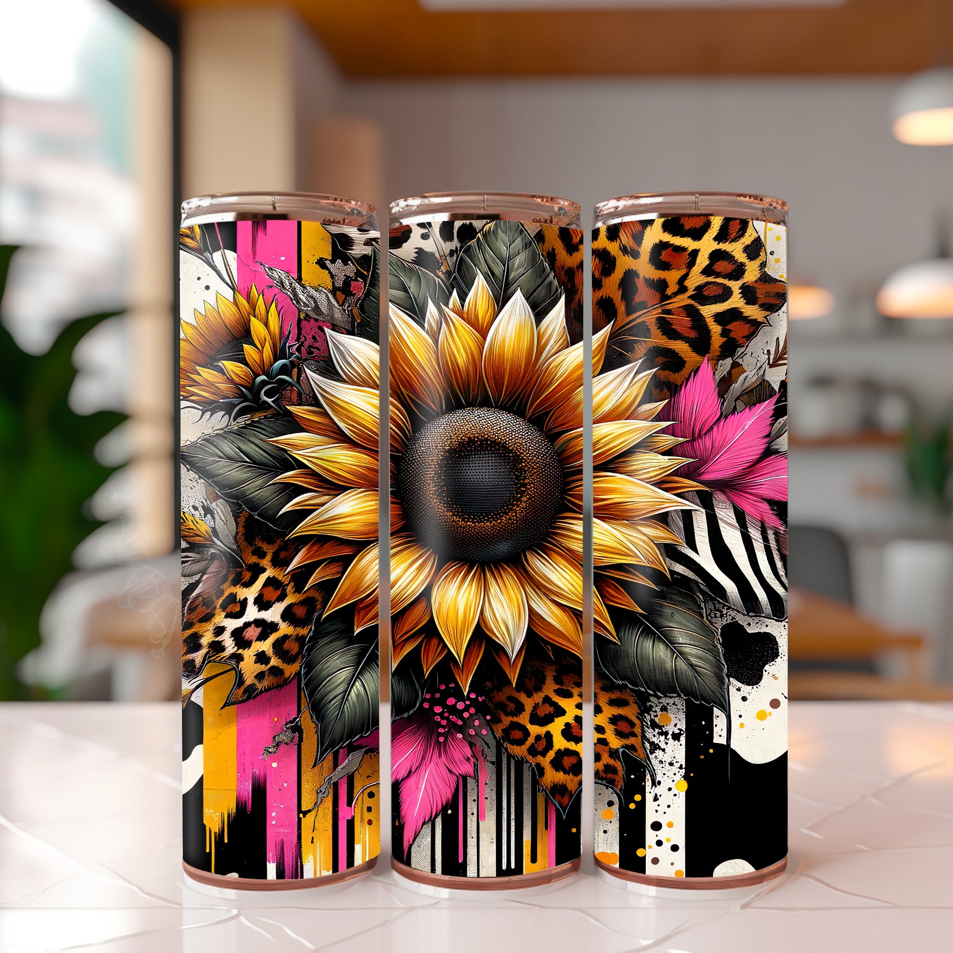 Country Sunflower Tumbler