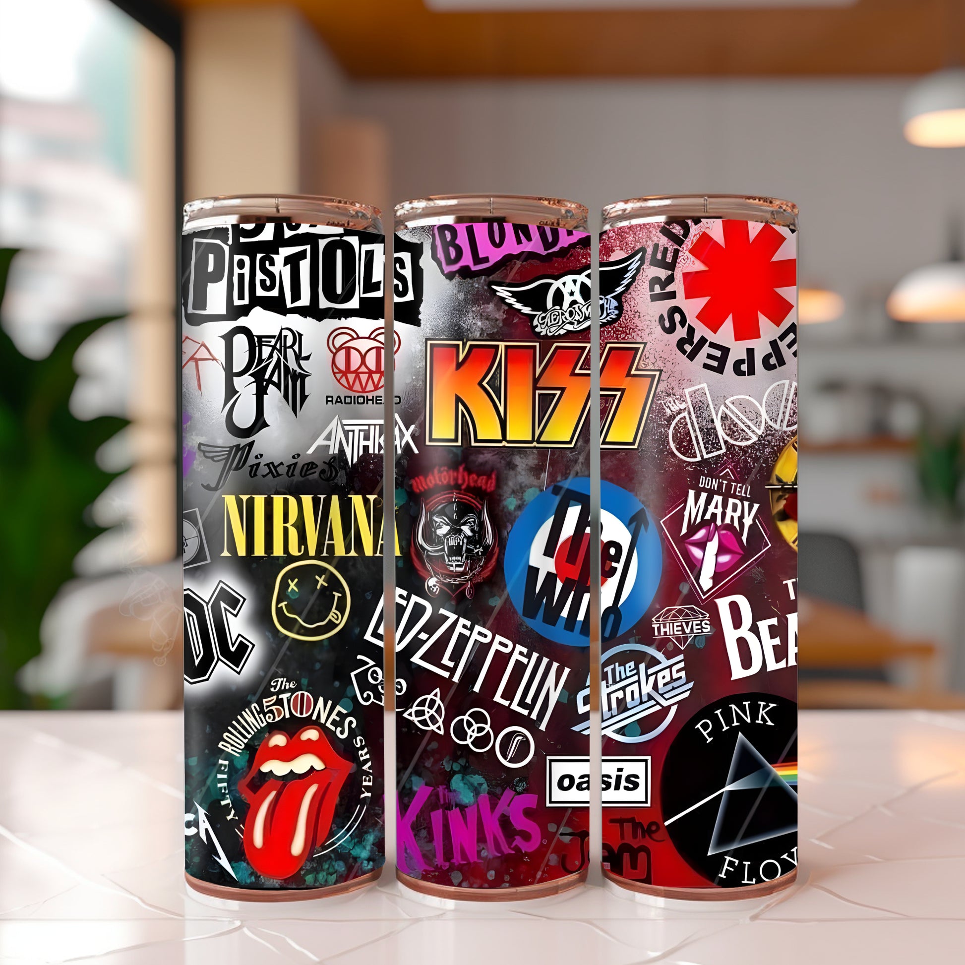 Music Bands Tumbler