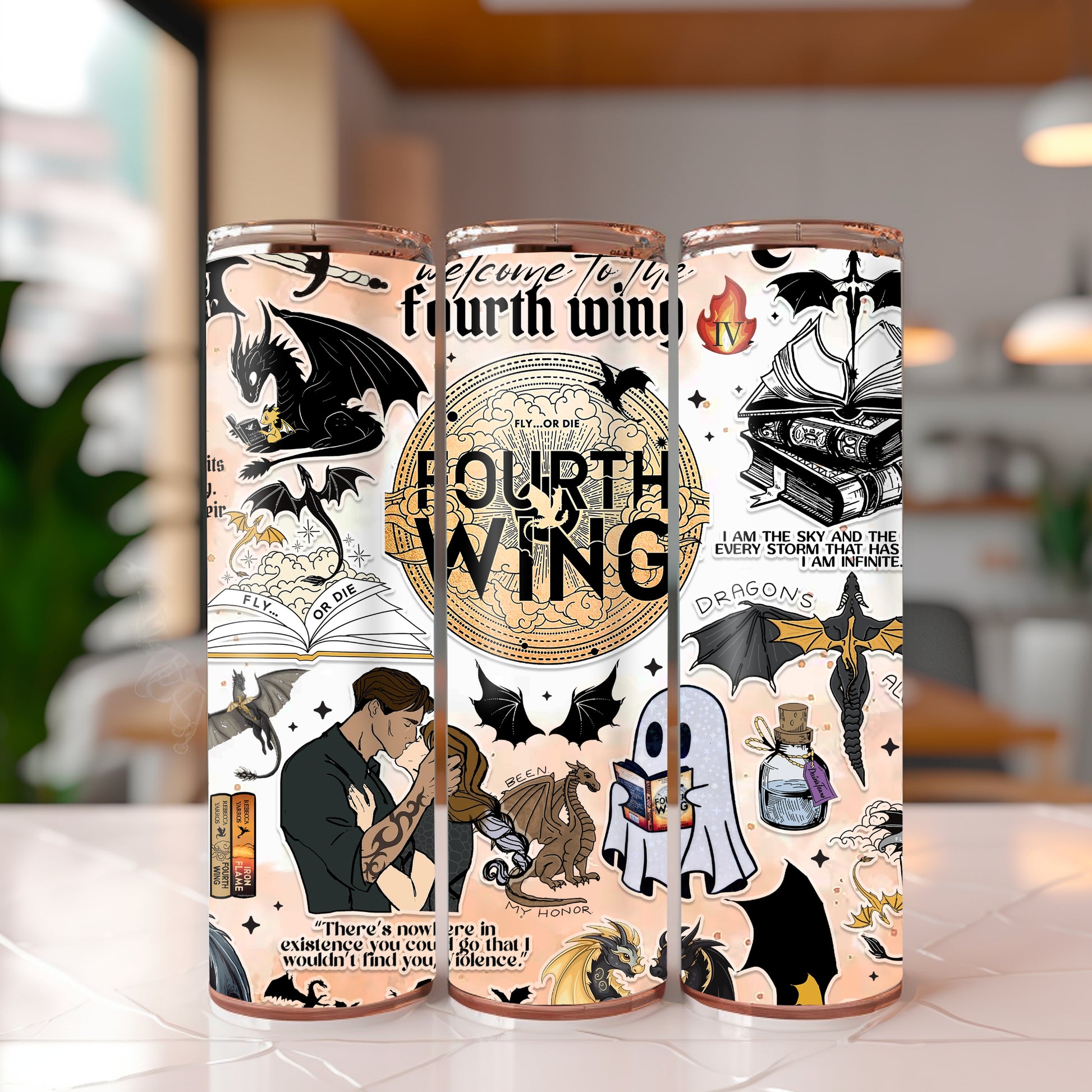 20oz Fourth Wing Tumbler