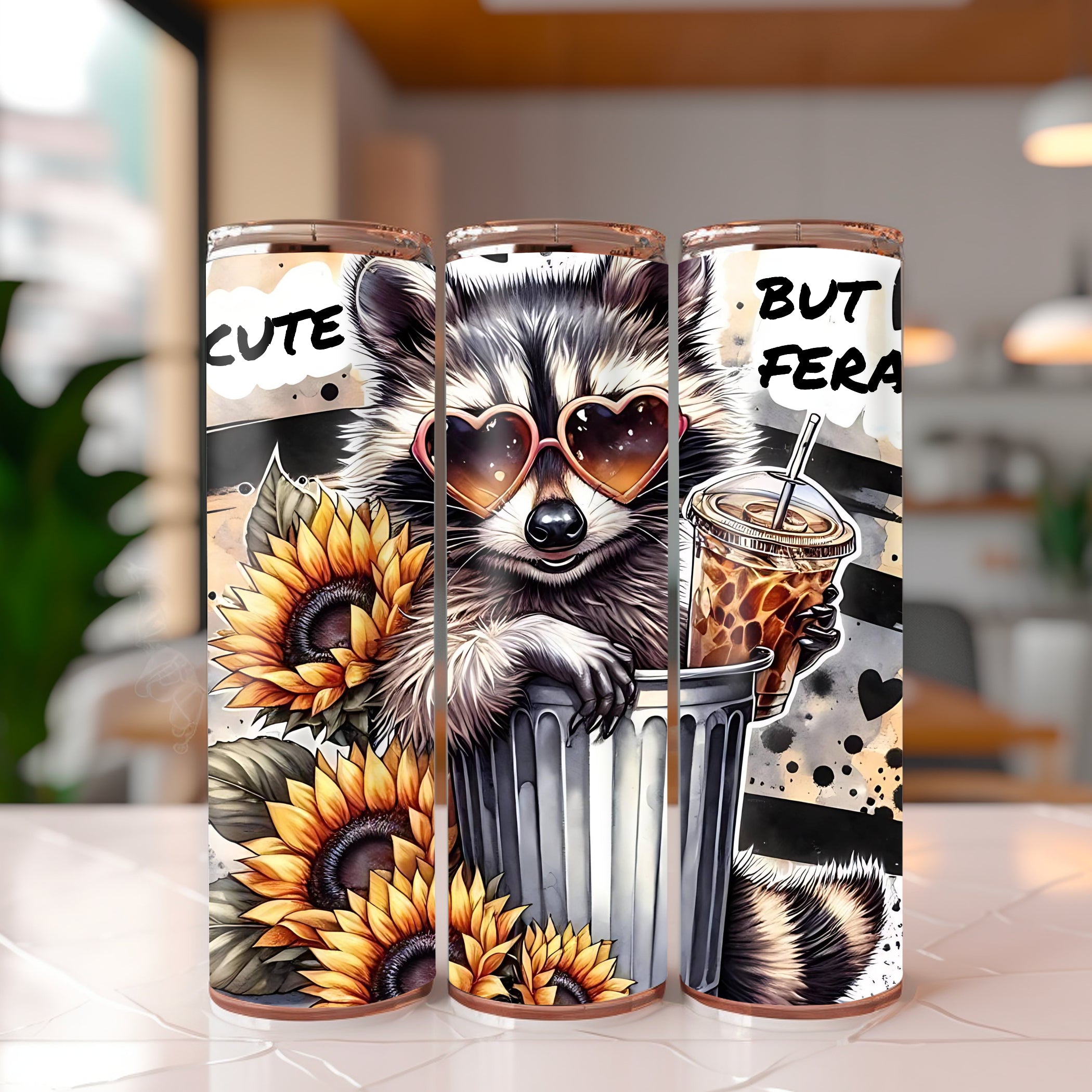 Cute but Feral Tumbler