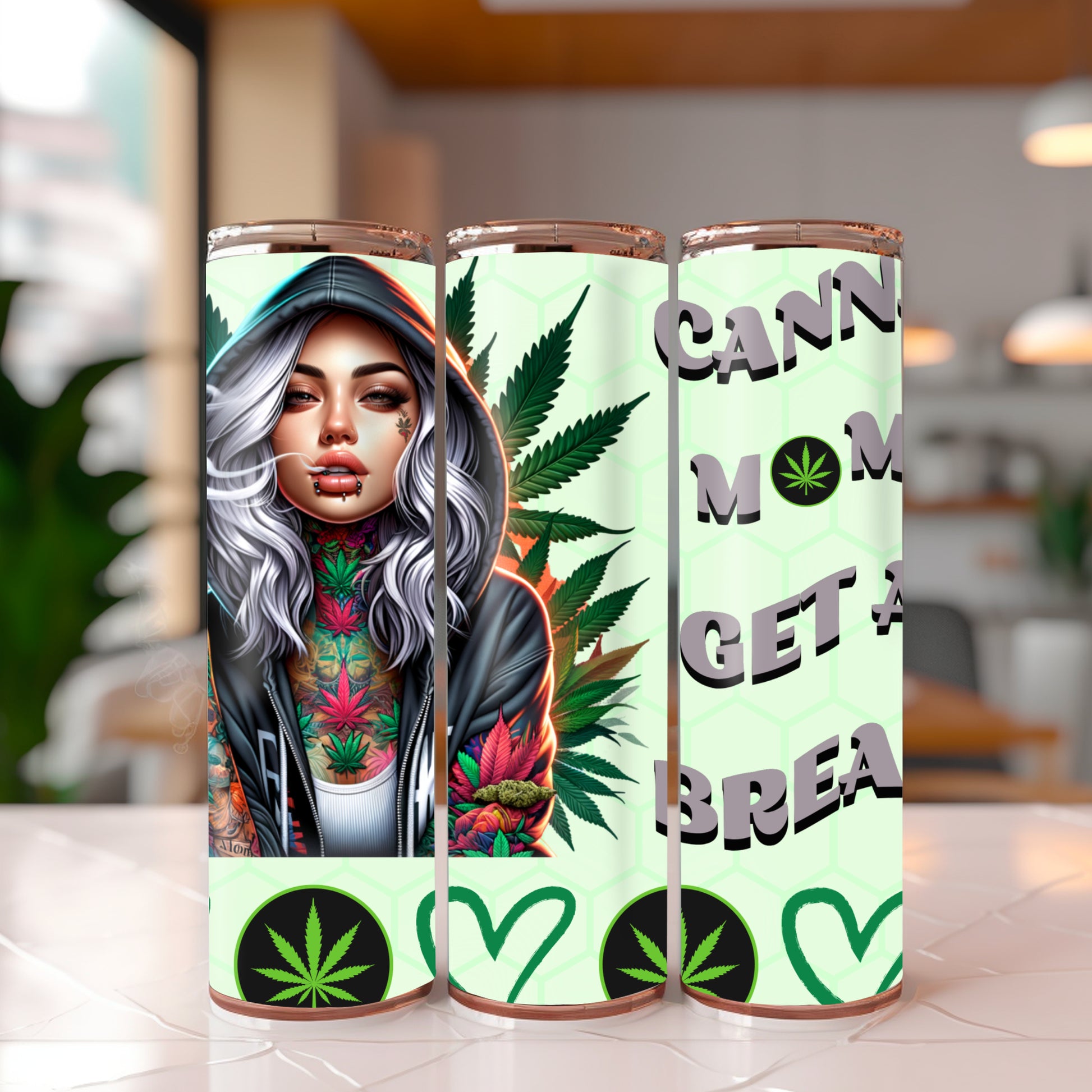 Canna Mom get a Break Tumbler