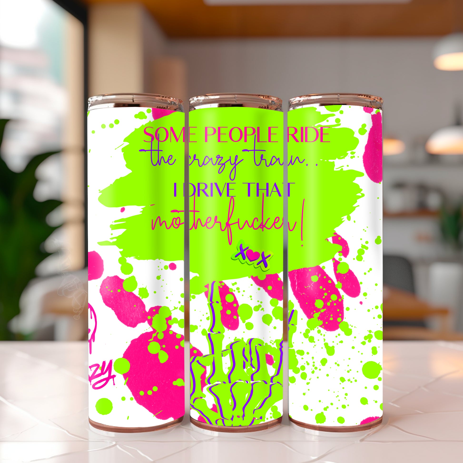 Crazy Train Tumbler
