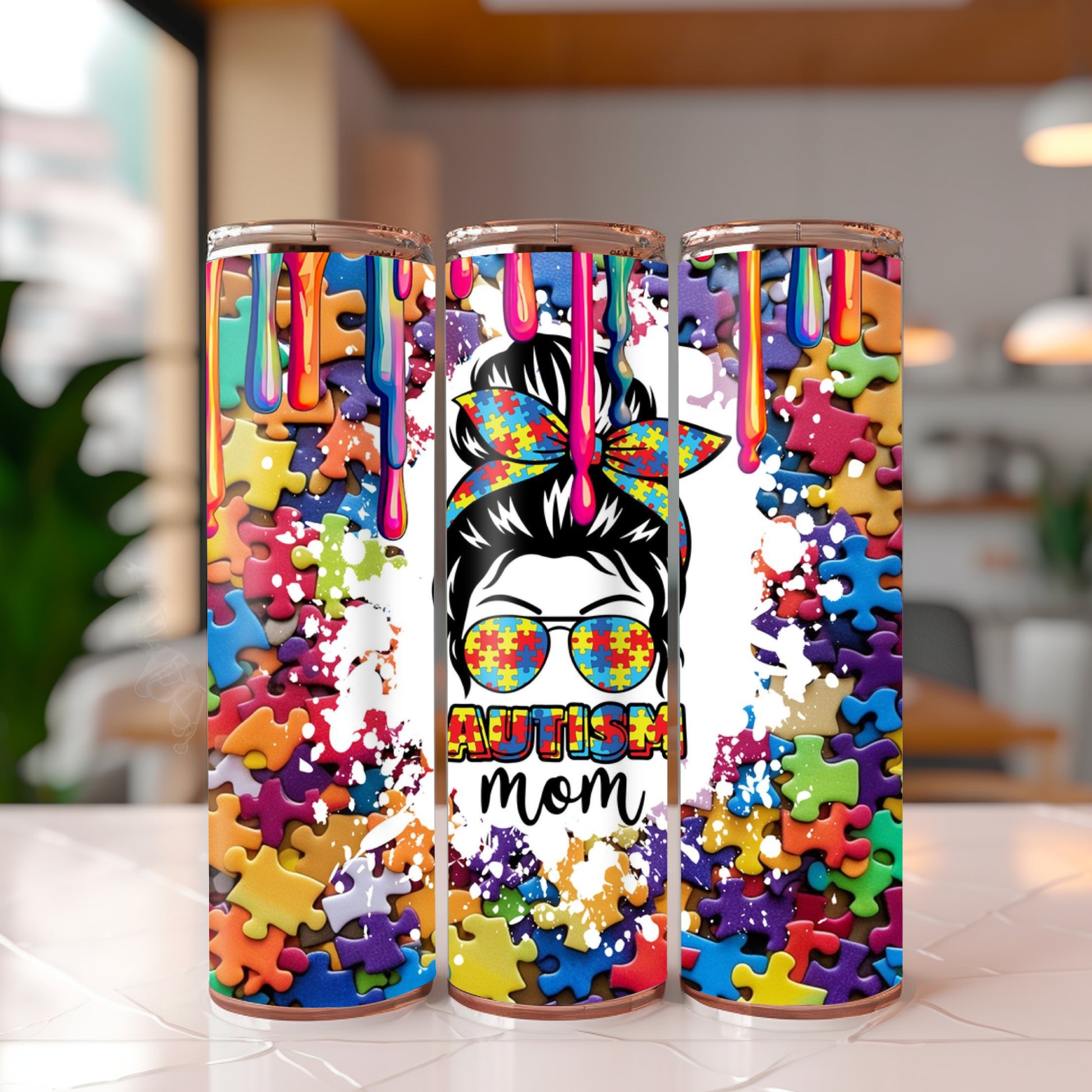 Autism Mom Tumbler