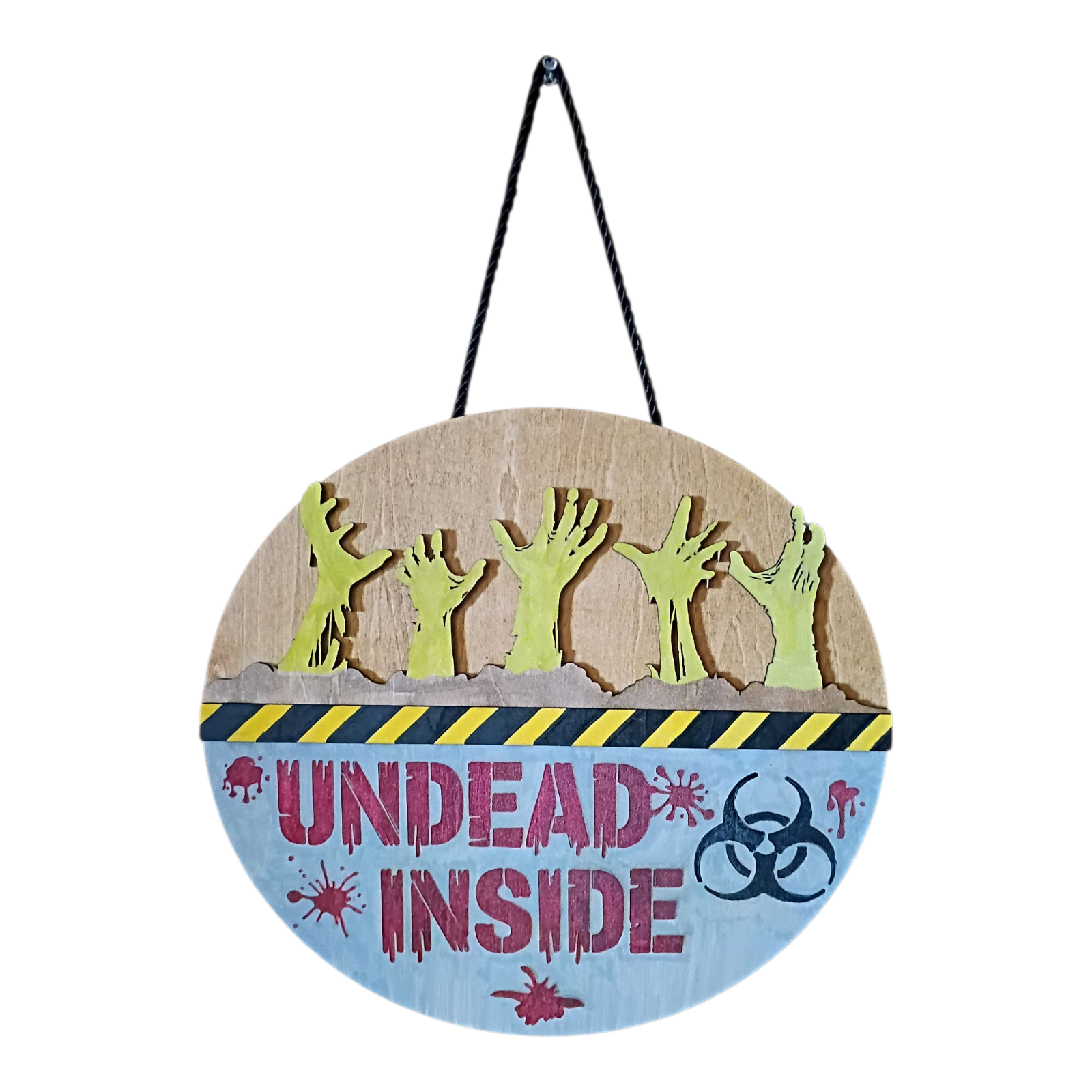 Undead Inside Door Sign