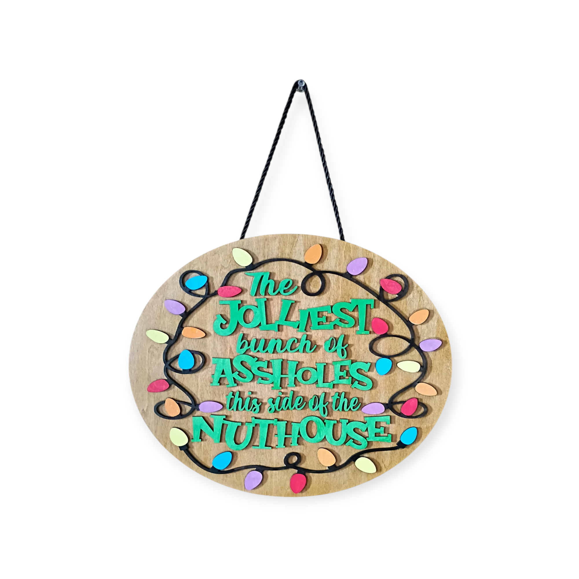 Jolliest A-Holes Door Sign