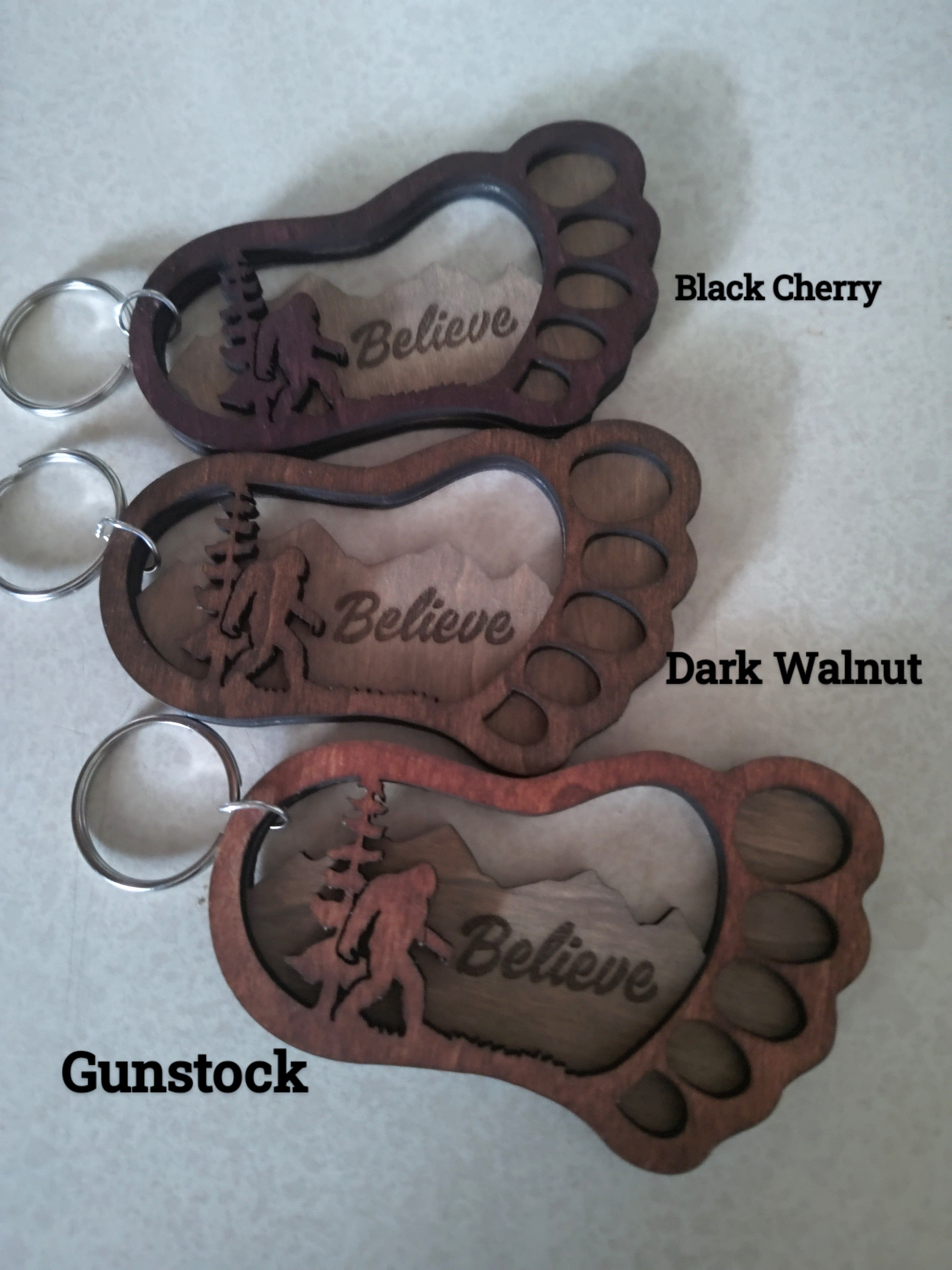 Bigfoot Keychain