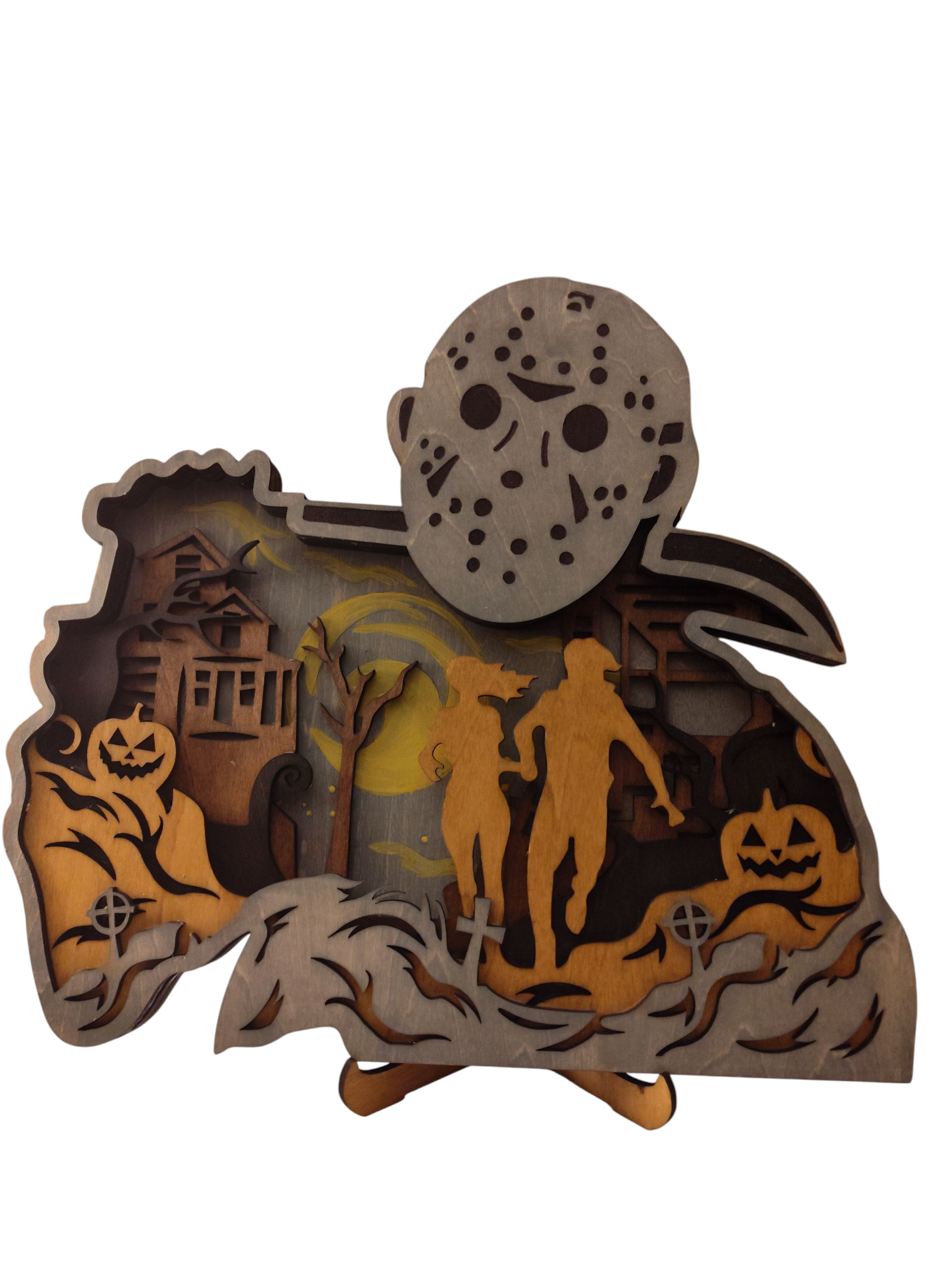 Camp Slasher 3D Wood Art
