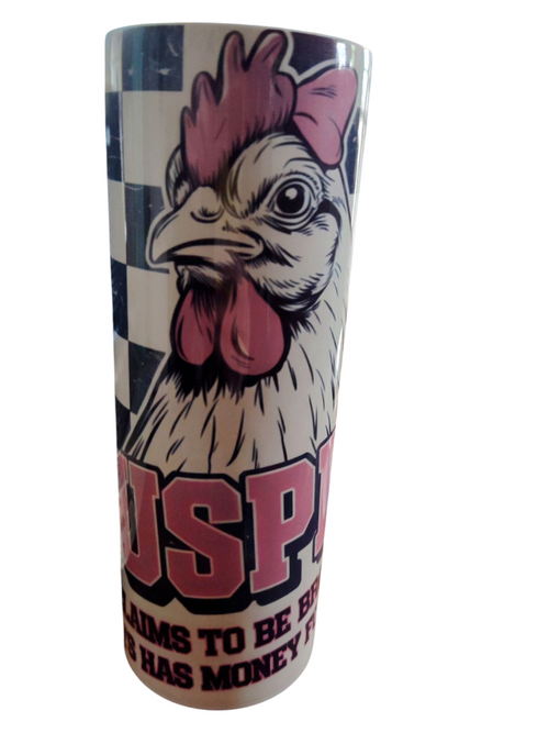 20oz Suspect Chicken Money Tumbler