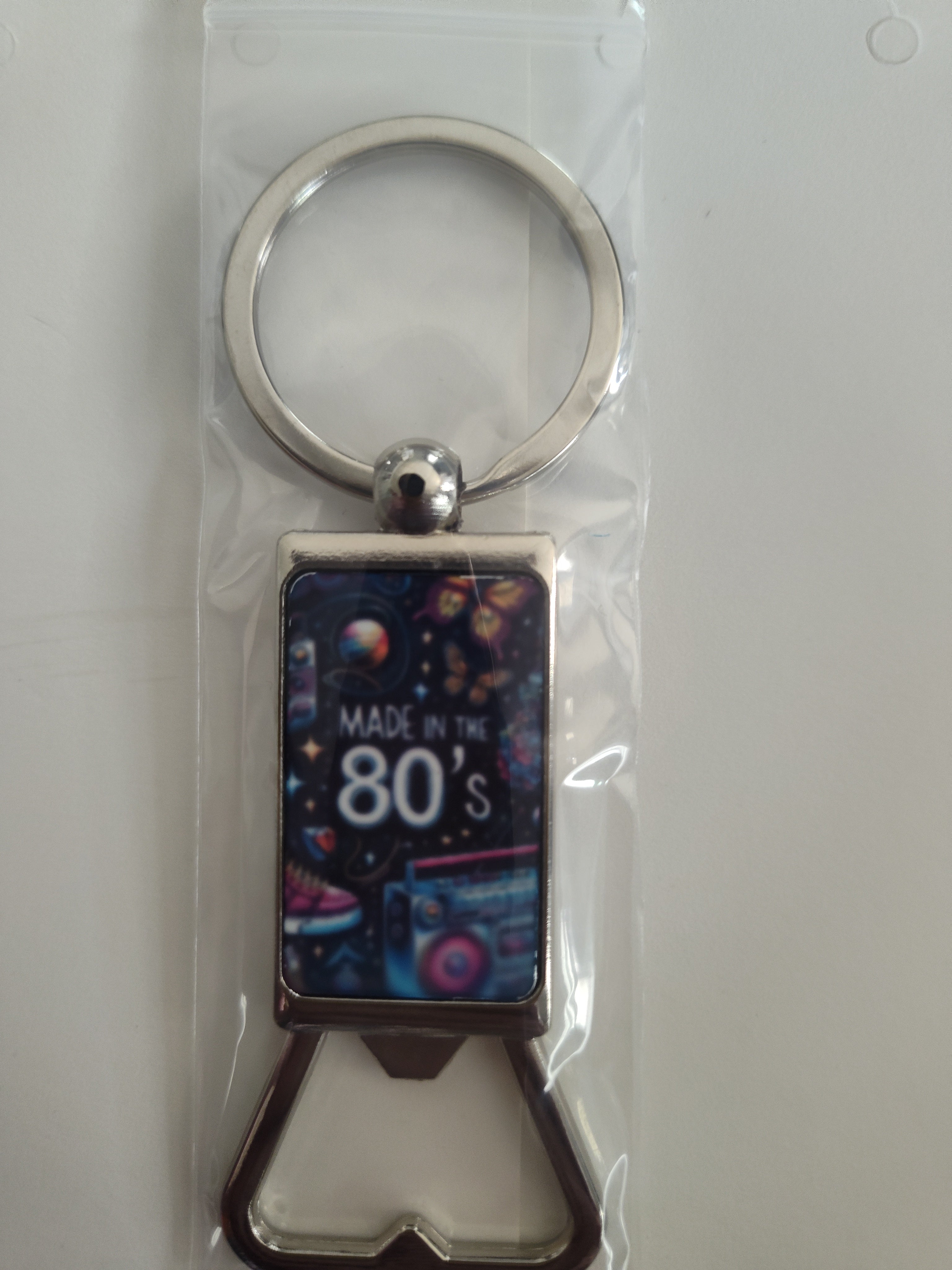 80s Baby Bottle Opener Keychain