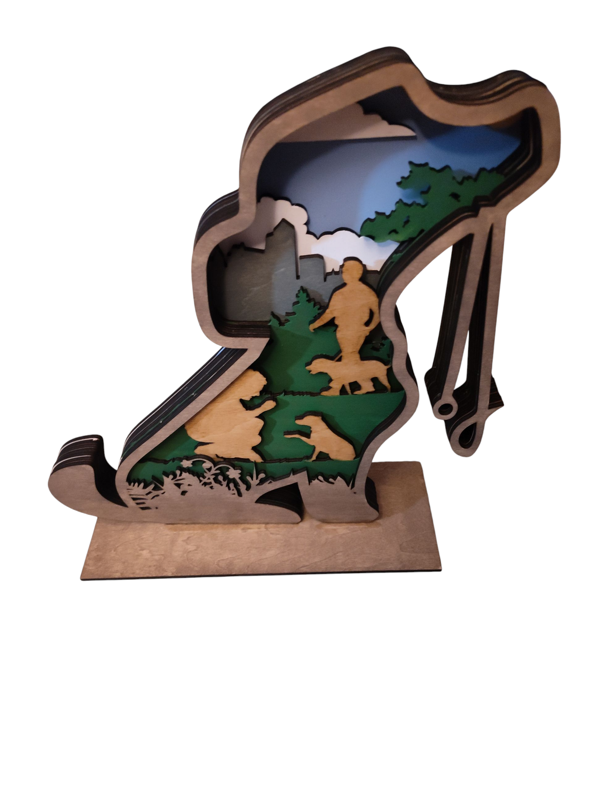 Doggie Play Wood Art