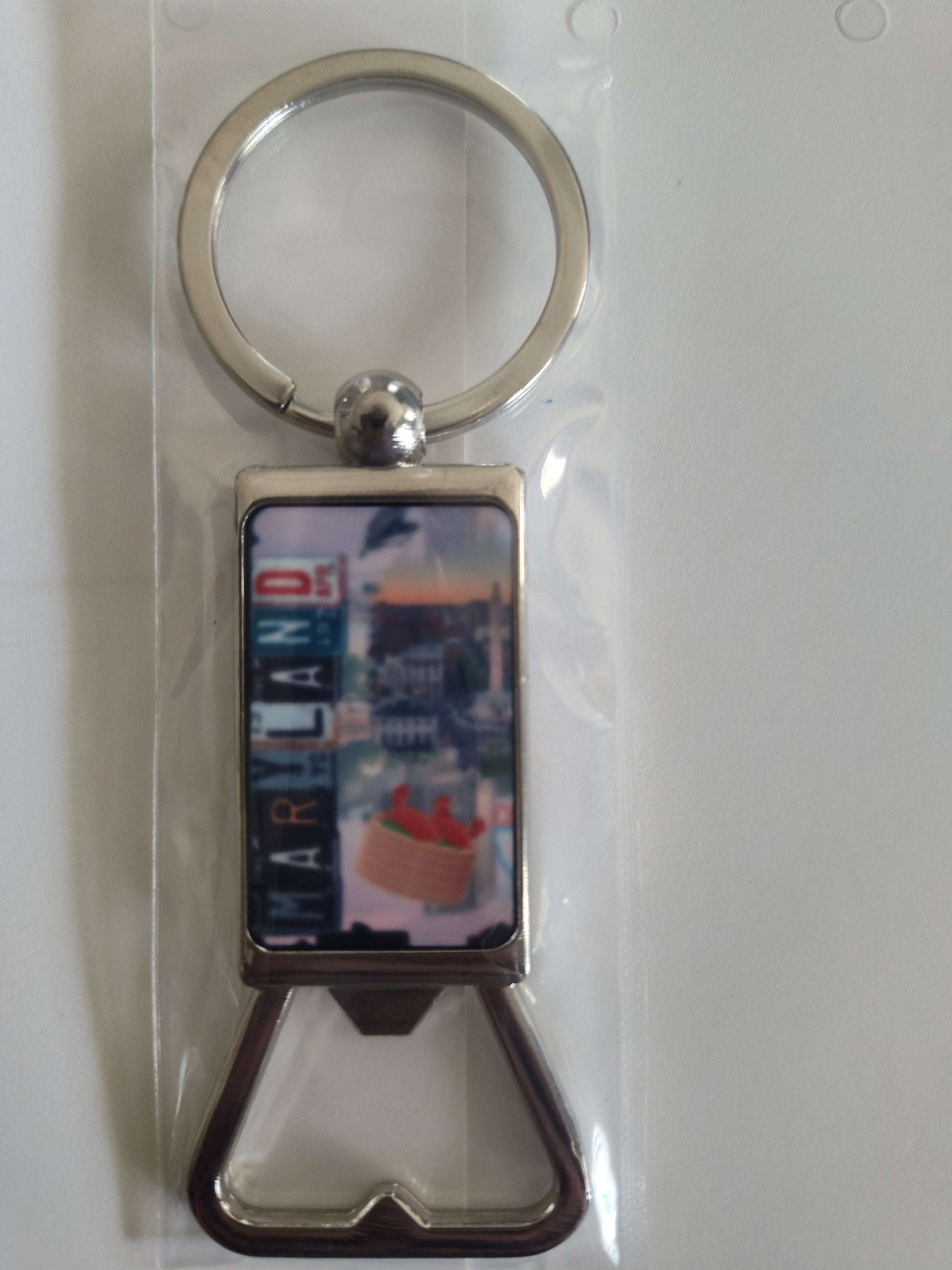 Maryland Bottle Opener Keychain