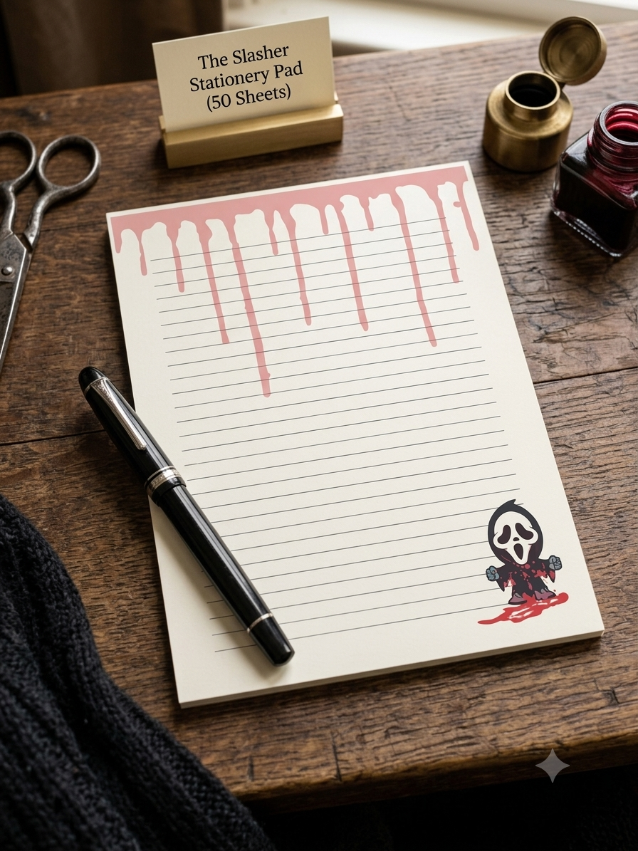 Ghostly Slasher Notepad