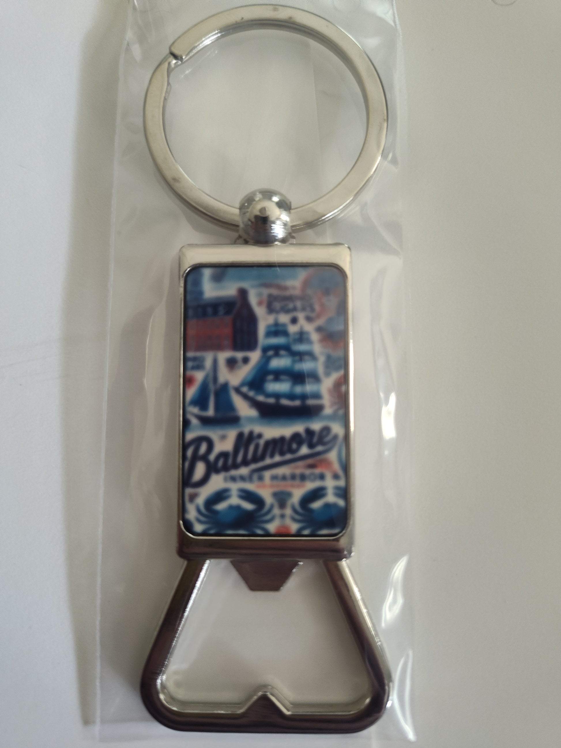 Baltimore Bottle Opener Keychain