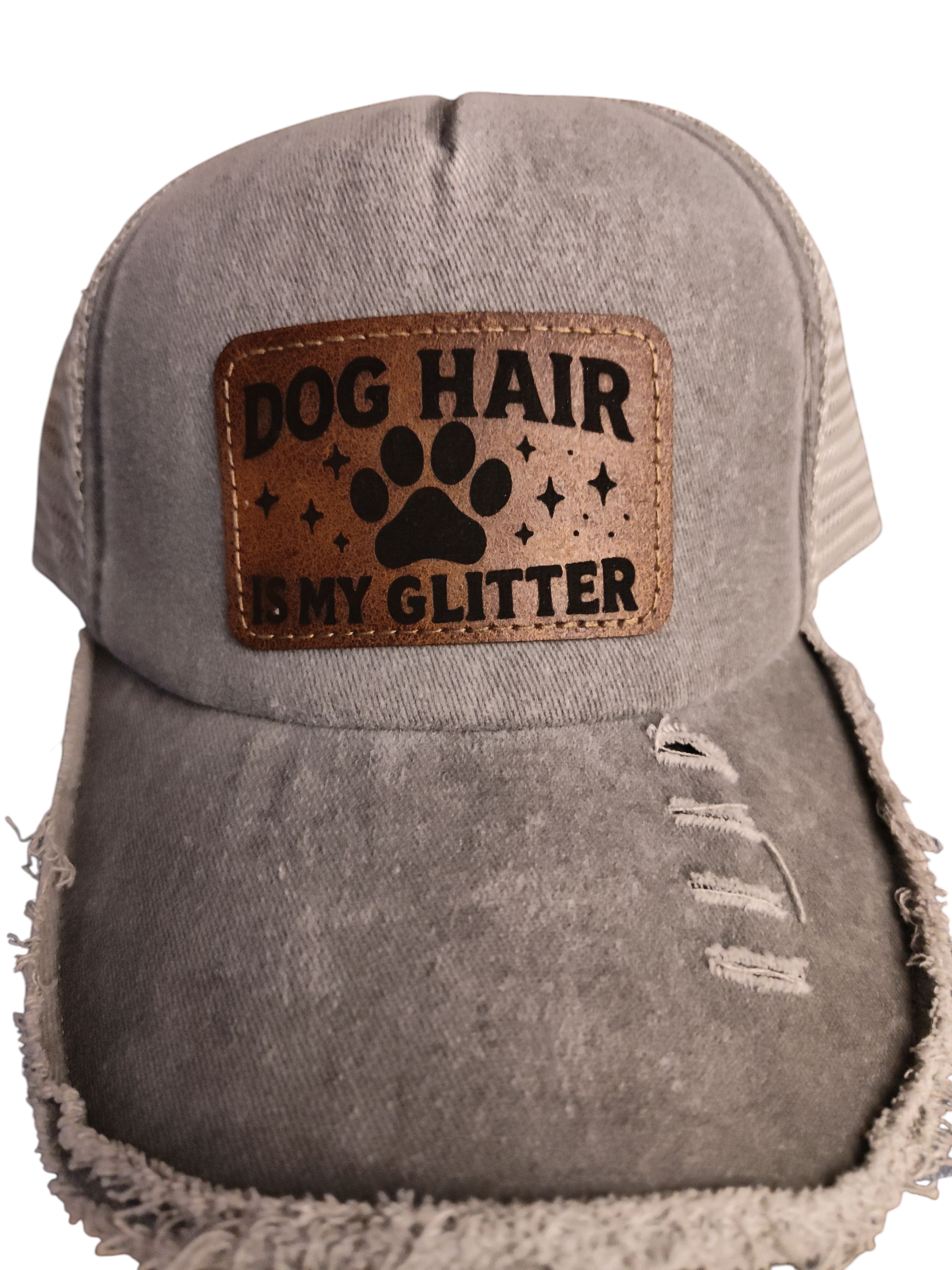 Dog Hair My Glitter Hat